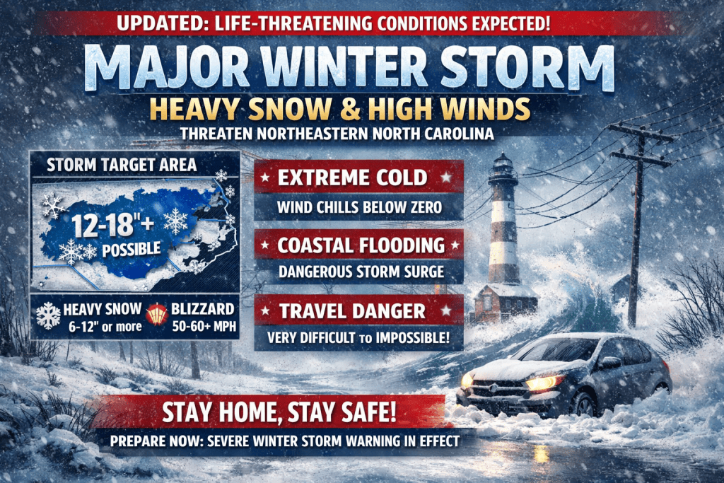 Storm expected to bring heavy snow, high winds to northeastern North ...
