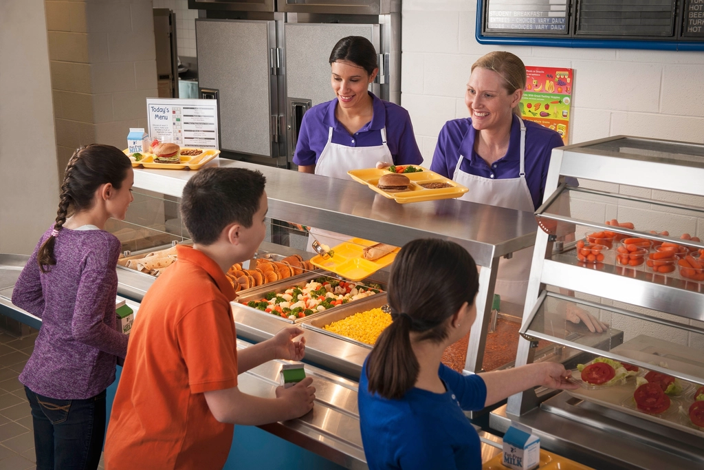 School Nutrition Professionals offering school